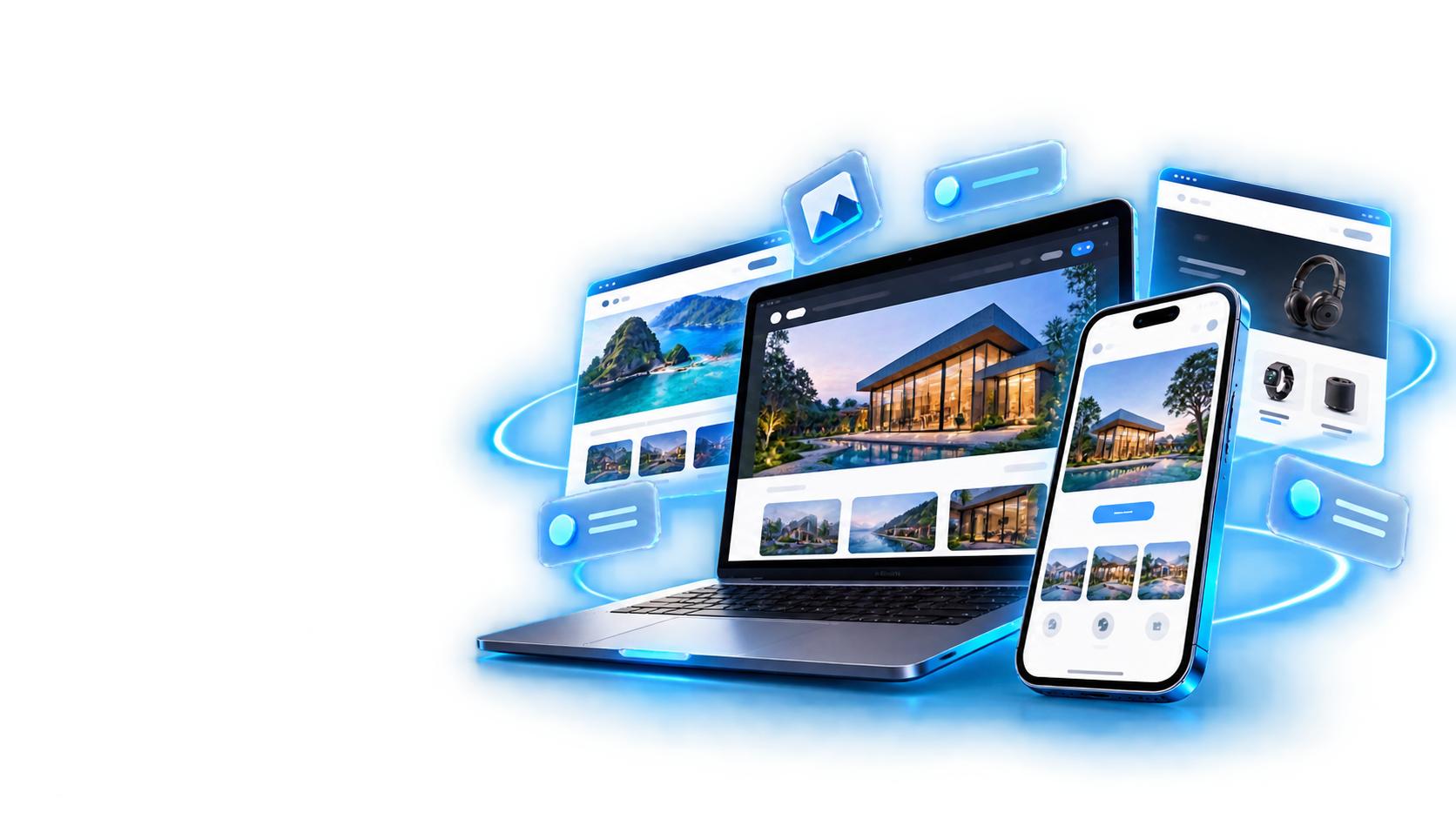 Jasa pembuatan website Bandung In-VerNo dengan desain website desktop dan mobile